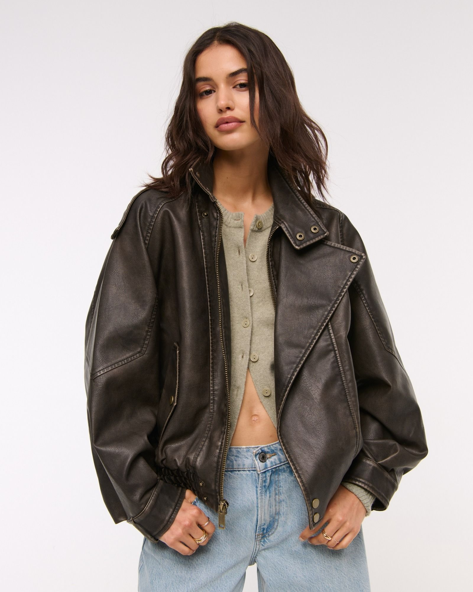 Leather jacket style inspiration 1