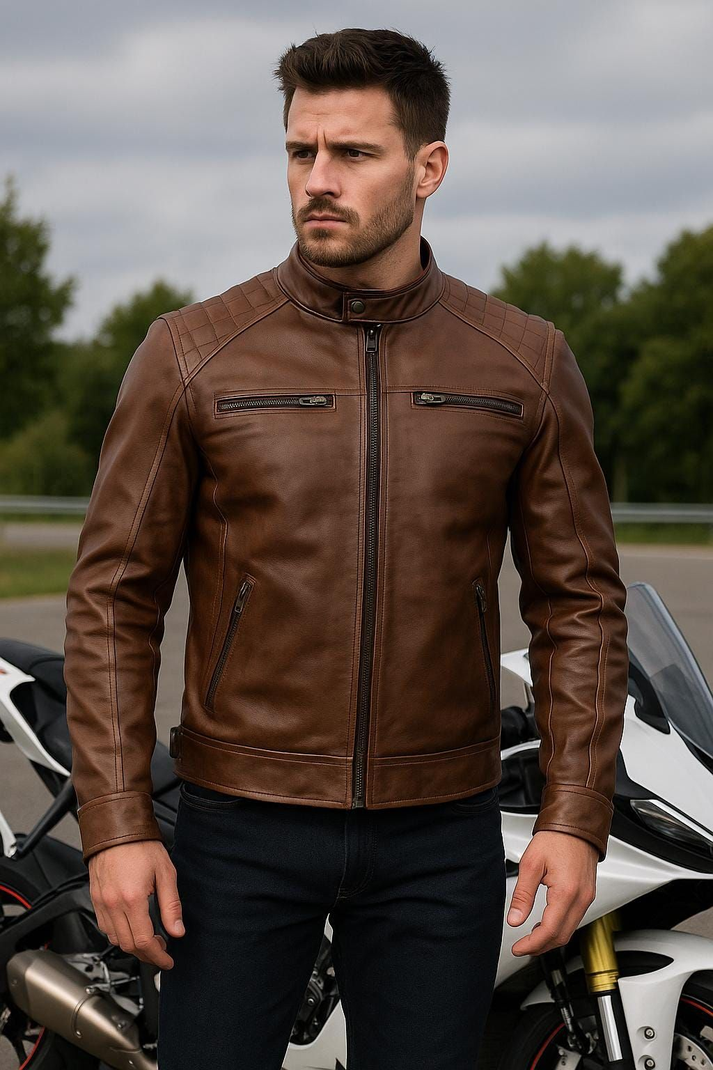 Leather jacket style inspiration 4