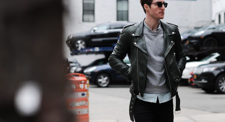 Leather jacket street style 2